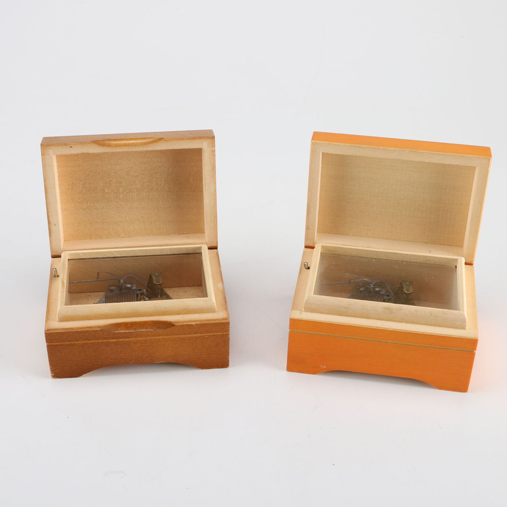 Pair of Hummel Music Boxes