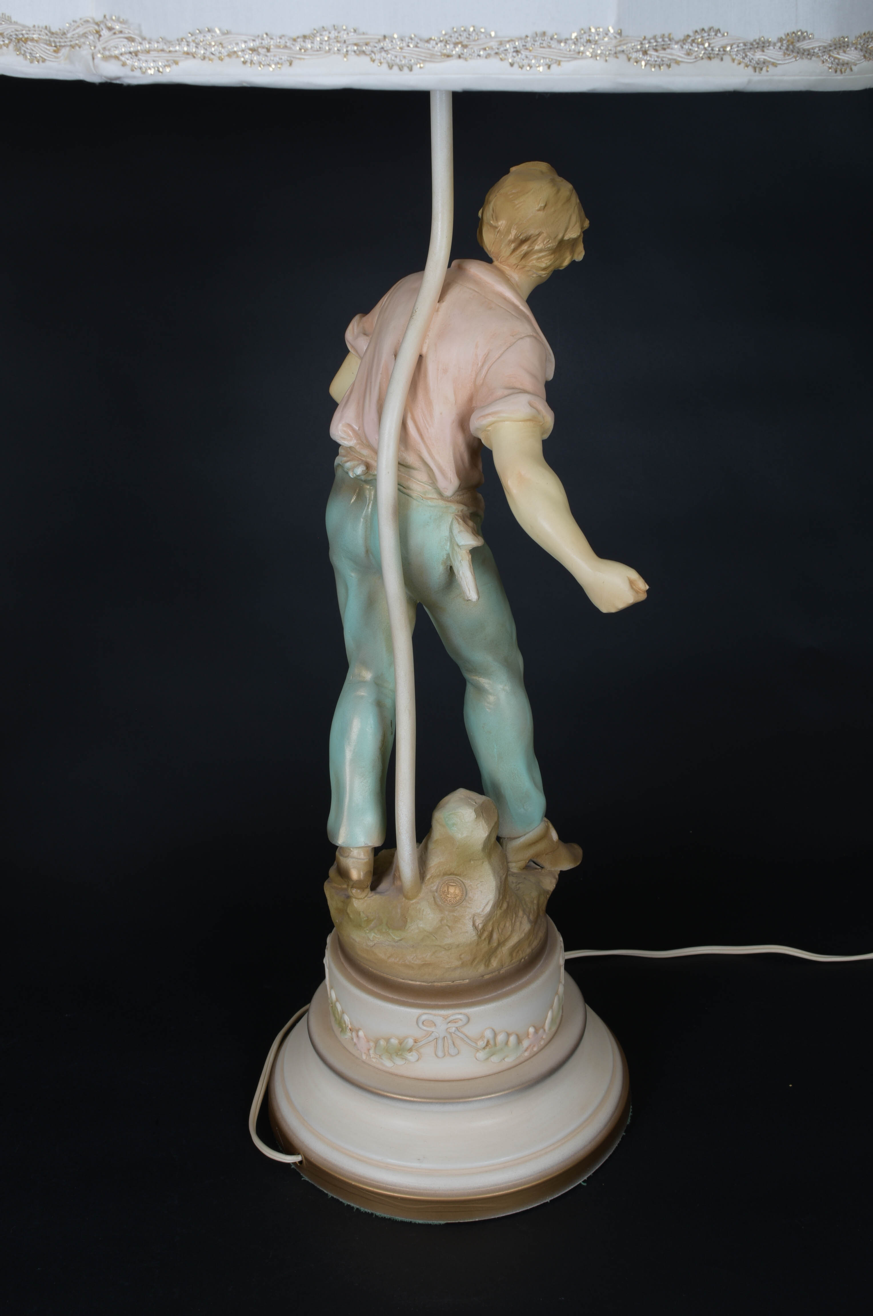 Pair of Vintage Auguste Moreau Figural Lamps