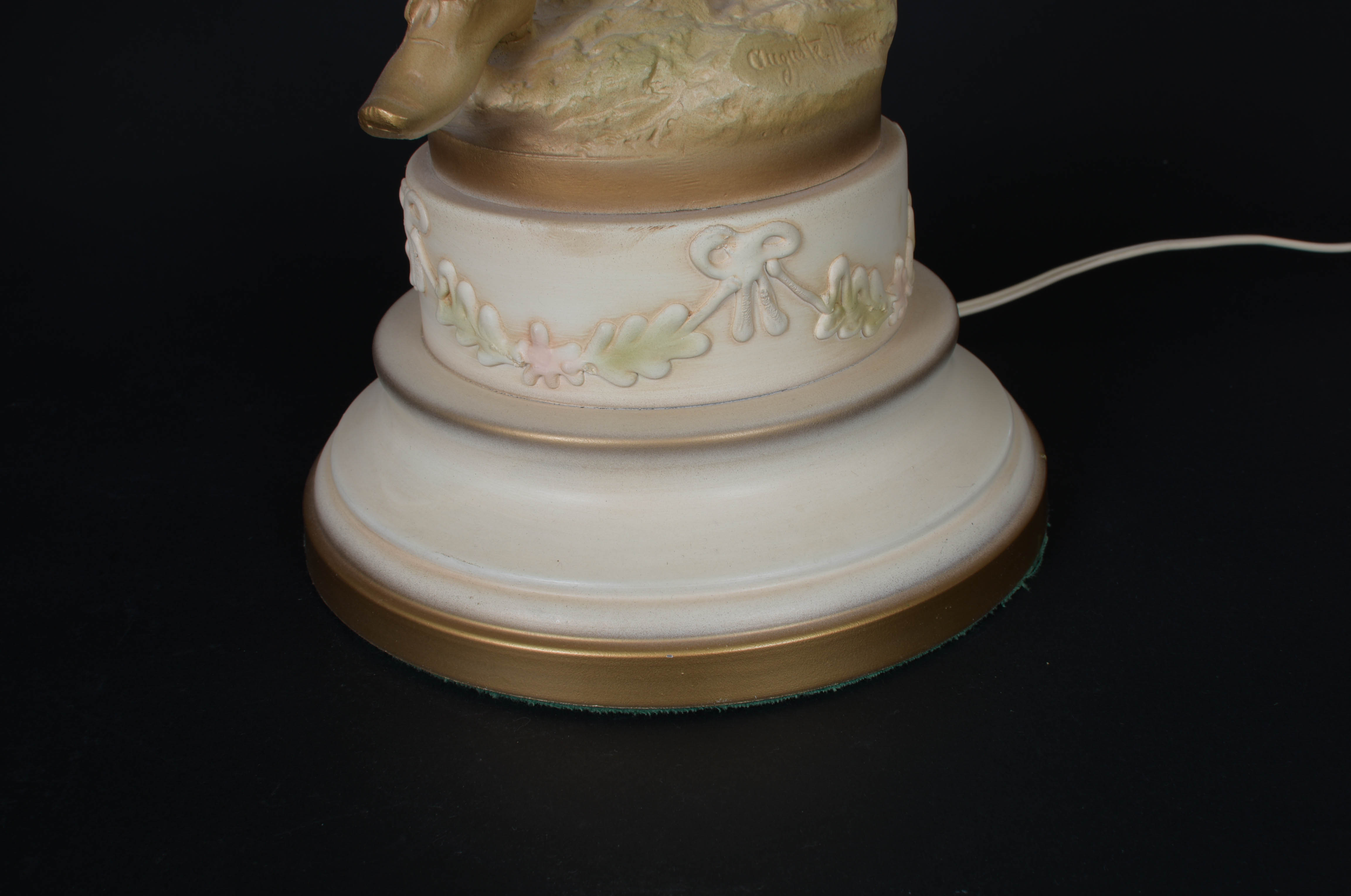 Pair of Vintage Auguste Moreau Figural Lamps