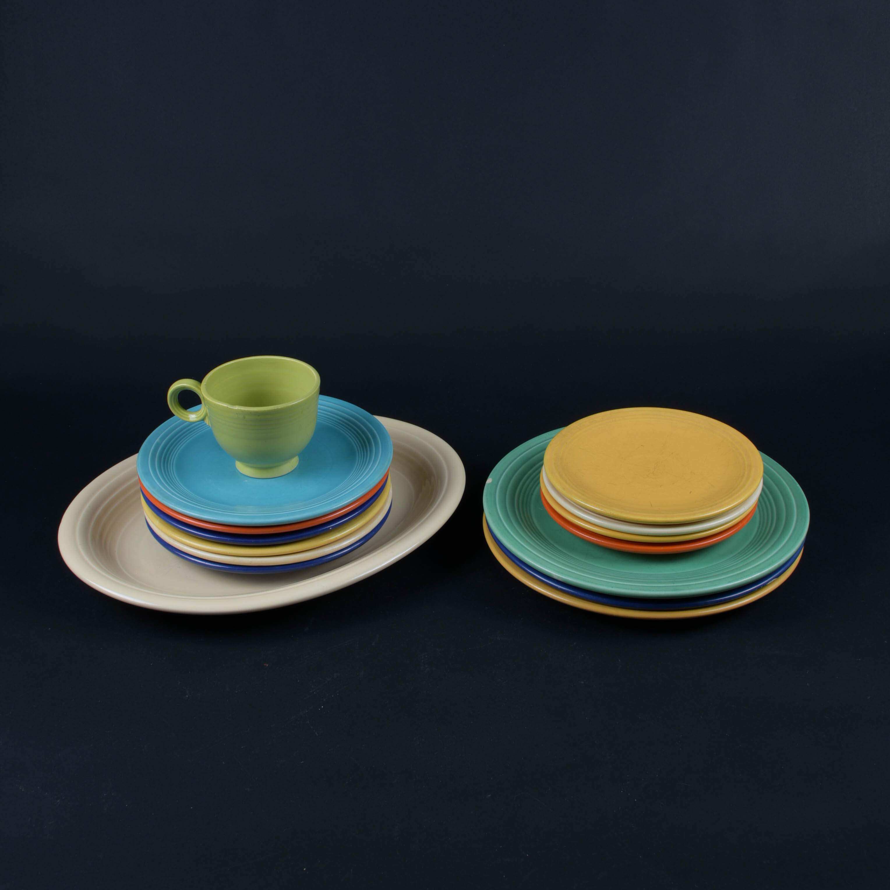 Assortment of Vintage Fiesta Dinnerware