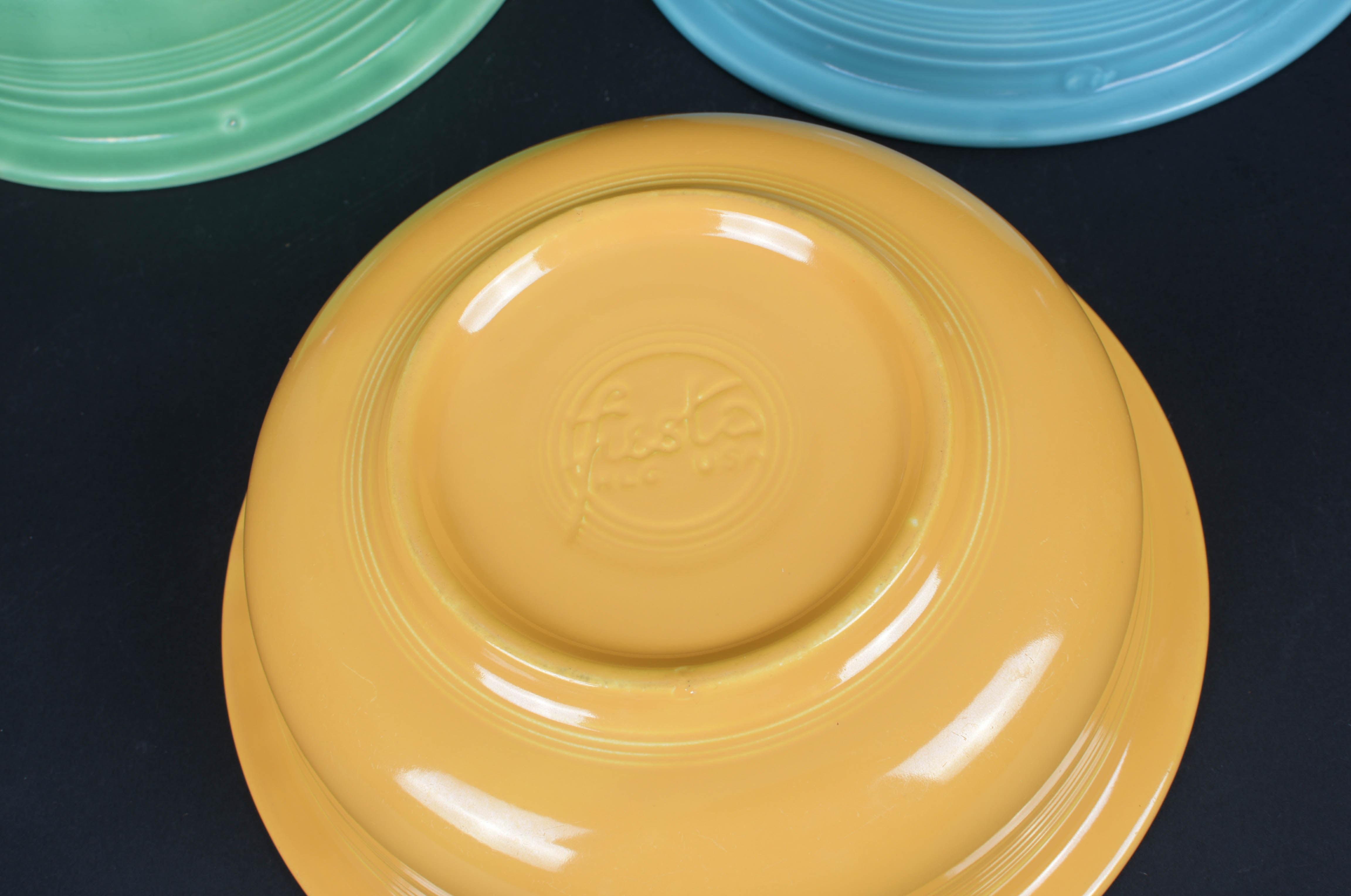 A Selection of Vintage Fiesta Tableware by the Holmer Laughlin China Company