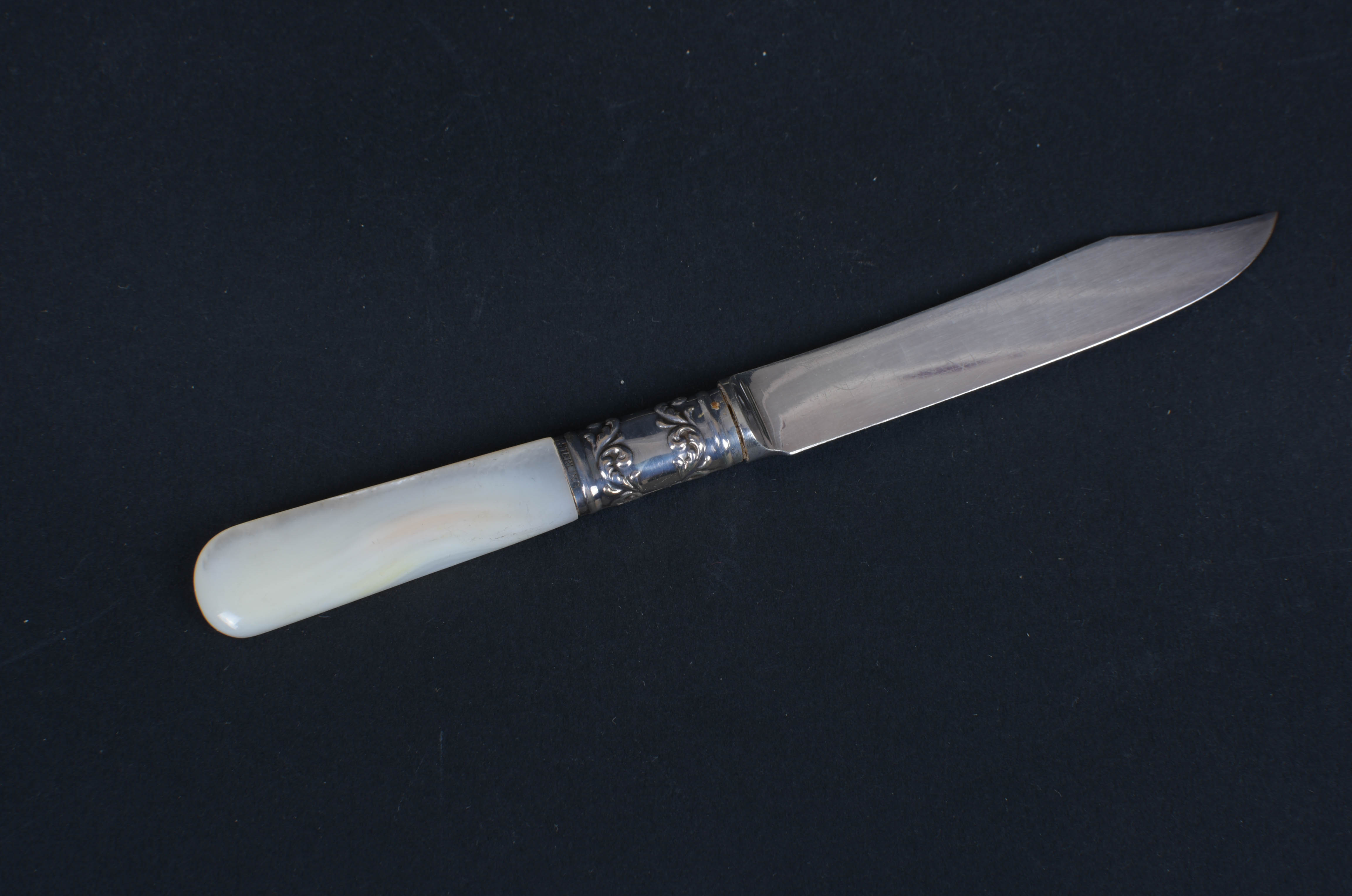 Mother of Pearl Knife and Shaker Grouping