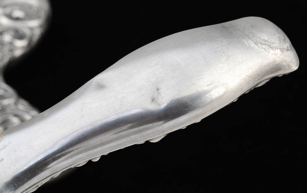 Antique Sterling Silver Hand Mirror and Hair Brush Set