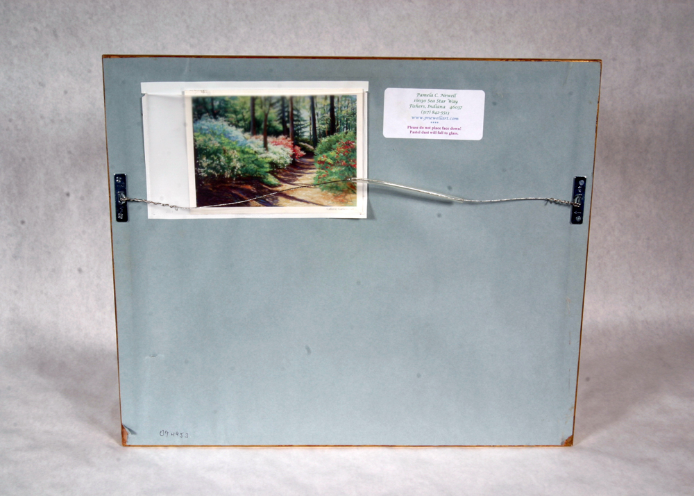 Signed, Original Landscape Chalk Pastel Drawing by Indiana Artist Pamela Newell