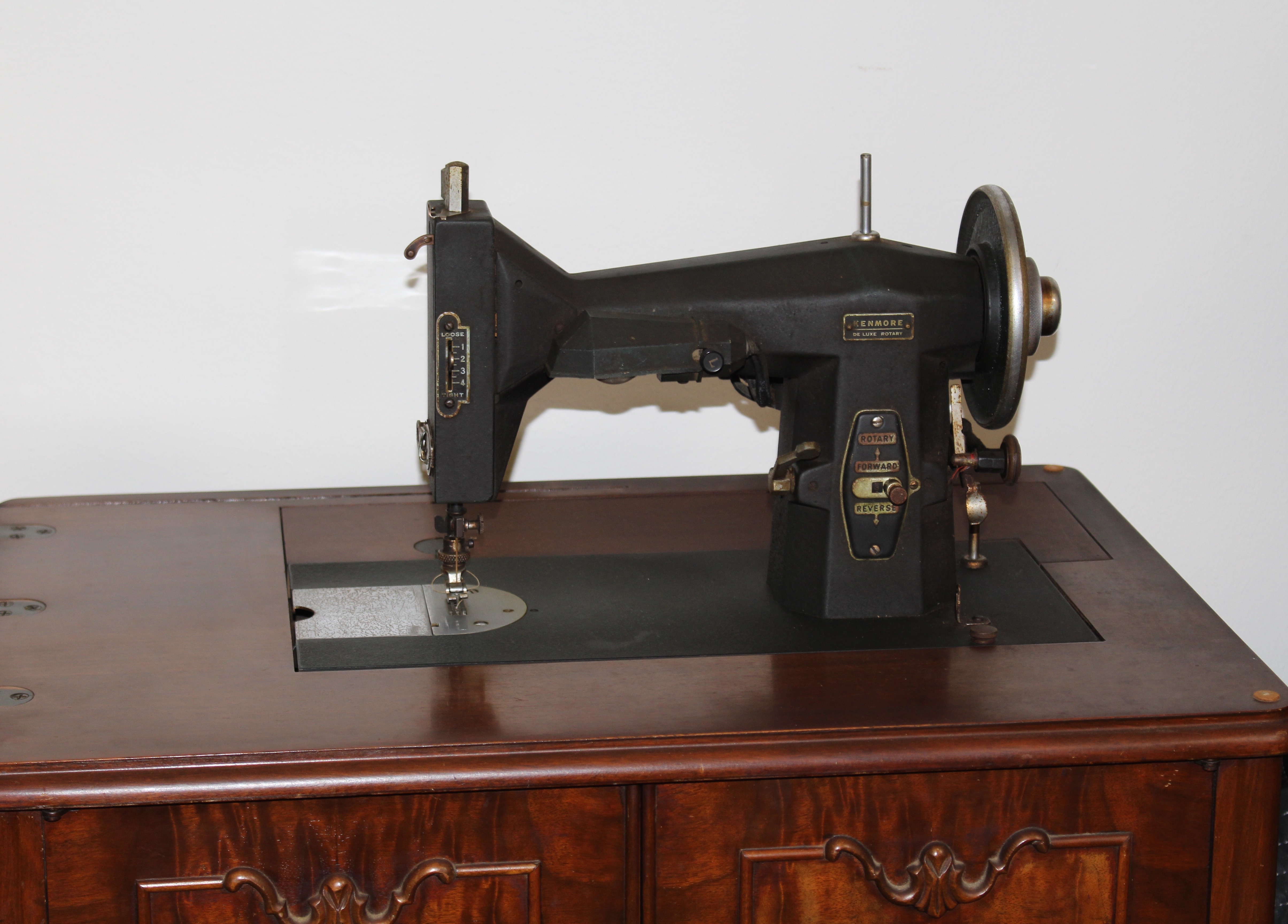Vintage Sears Sewing Table and Machine