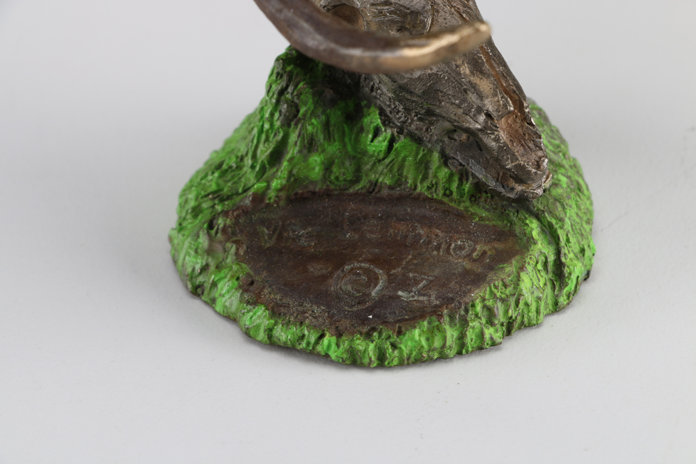 Limited Edition Vic Lemmon "Big Horns Where Eagles Fly" Stag Skull Sculpture