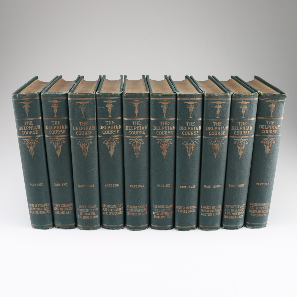 Complete Set of "The Delphian Course" 1913 Series
