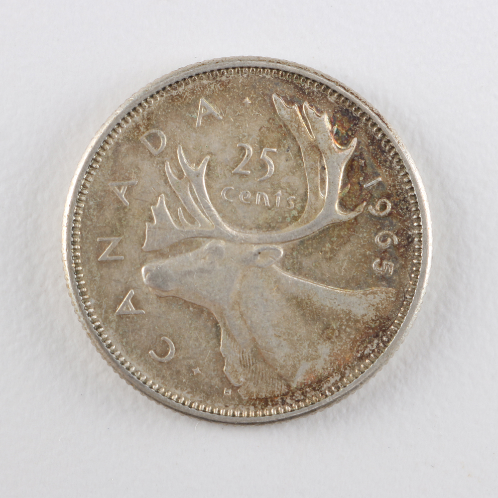 Five Vintage Canadian Coins