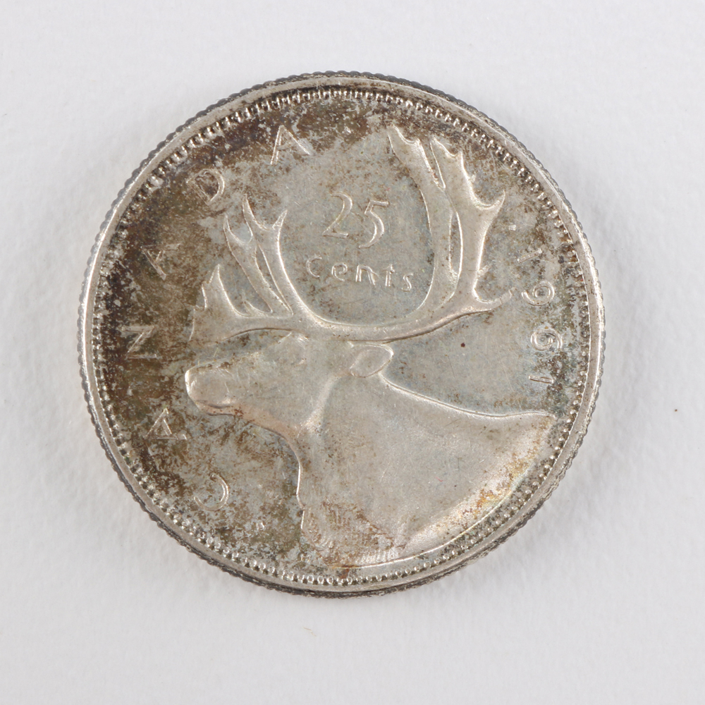 Five Vintage Canadian Coins