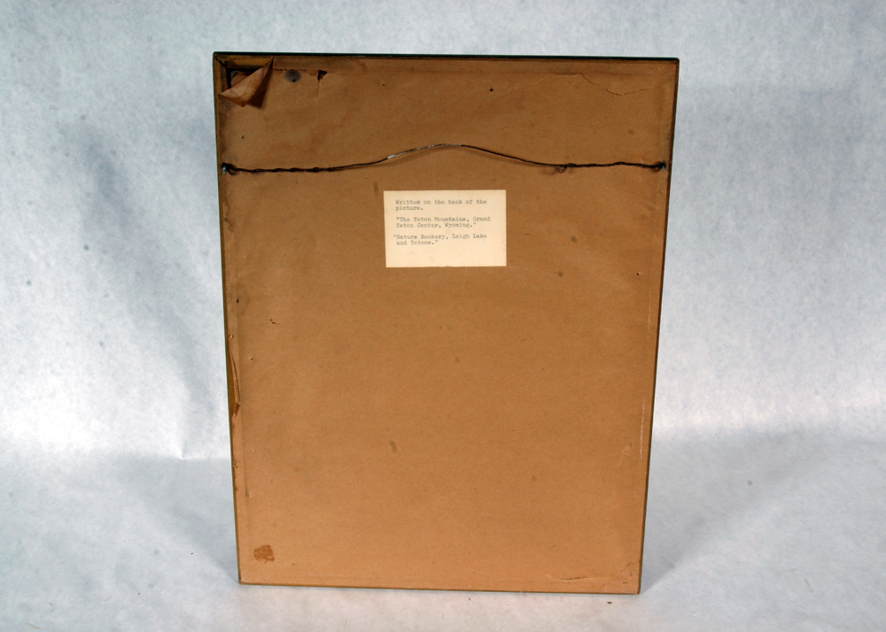 Signed, Original Landscape Gouache Painting by W. Eyden