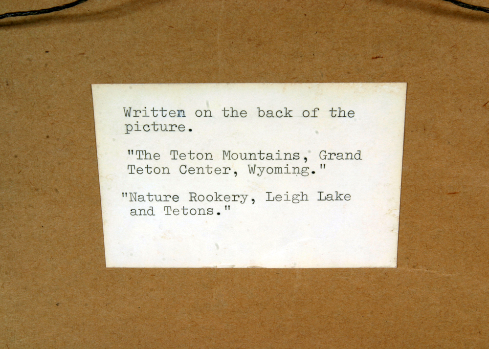 Signed, Original Landscape Gouache Painting by W. Eyden