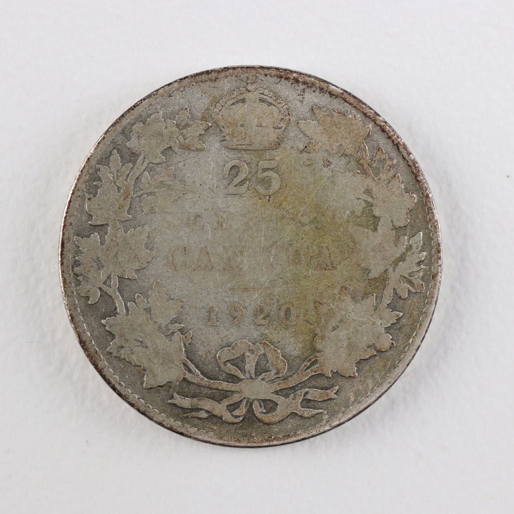 Five Vintage Canadian Coins