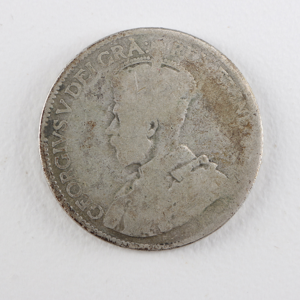 Five Vintage Canadian Coins