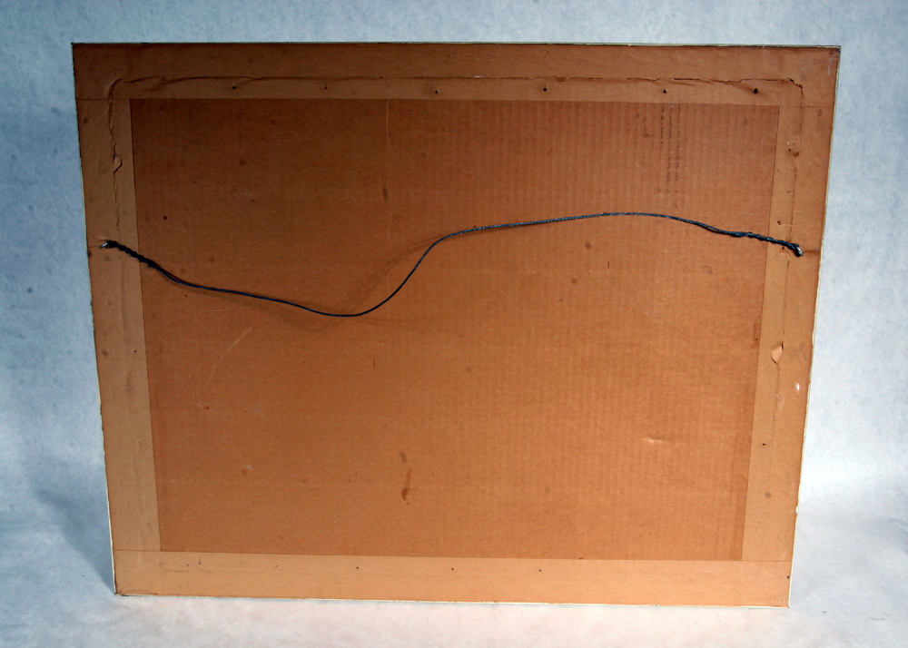 Signed, Original Erhard Ericson Watercolor Landscape with a Covered Bridge