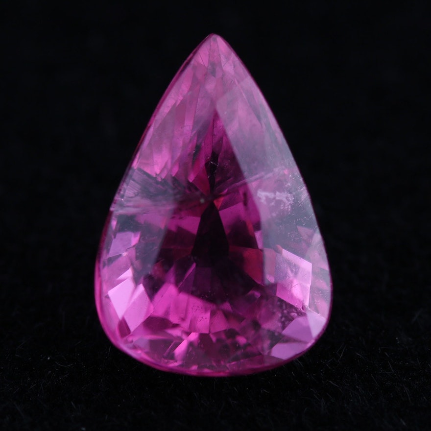 1.65 CT Rubelite Loose Gemstone