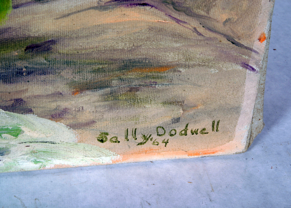 Signed, Original Oil on Canvas Painting by Indiana Artist Dodwell