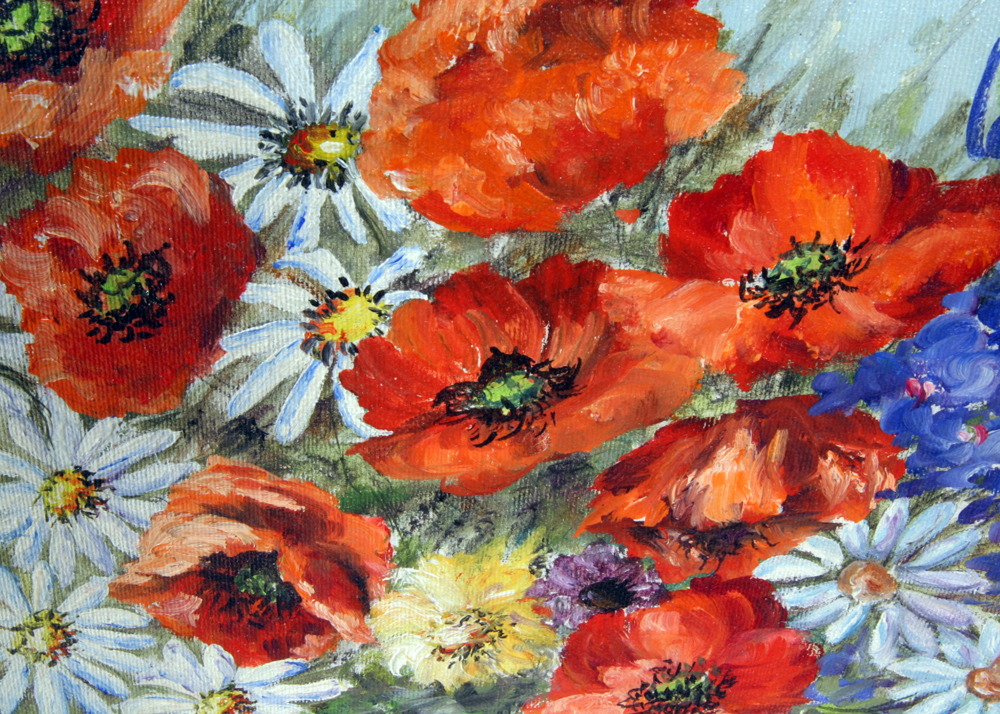 Signed, Original Oil on Canvas Painting by Indiana Artist Dodwell