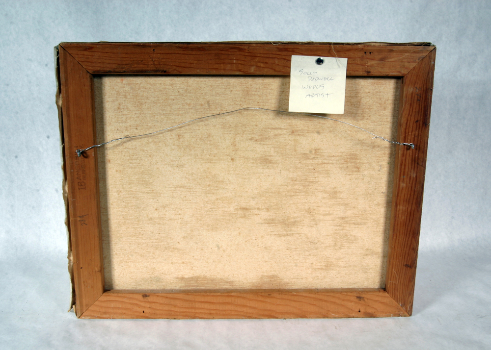 Signed, Original Oil on Canvas Painting by Indiana Artist Dodwell