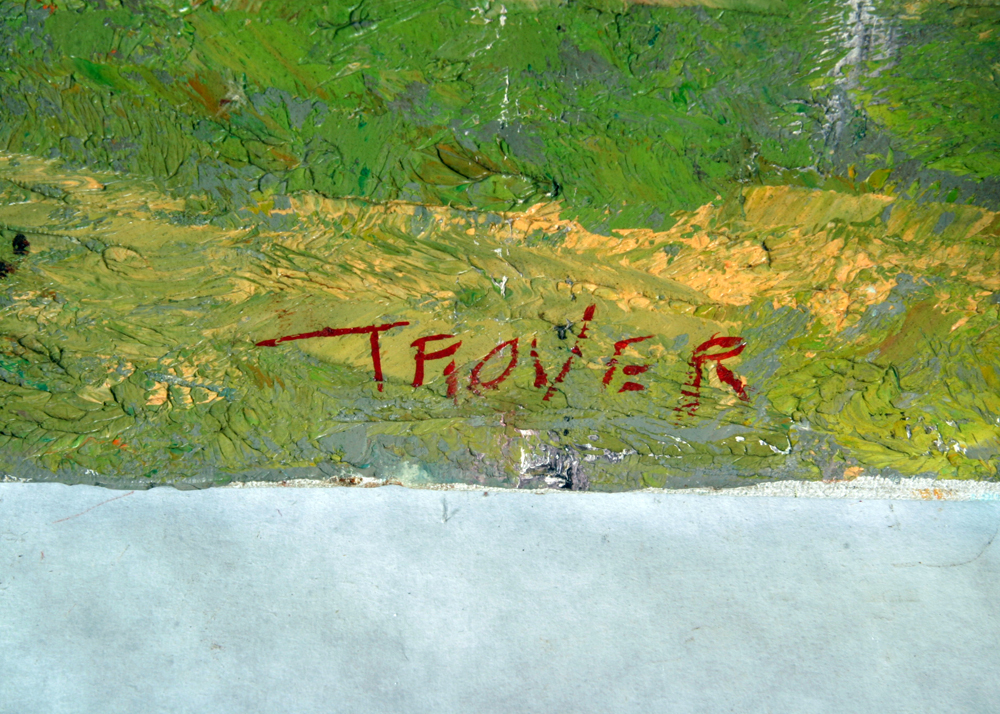 Signed, Original Oil on Canvas Painting by Indiana Artist Trover