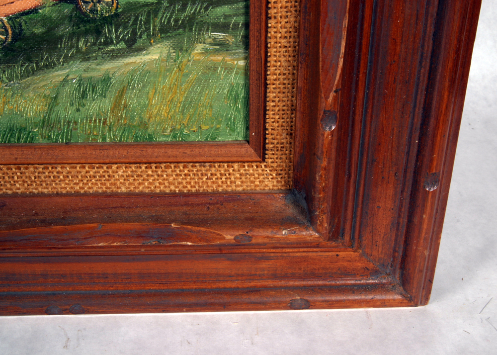 Signed, Original Oil on Board Painting by Indiana Artist W. Koch