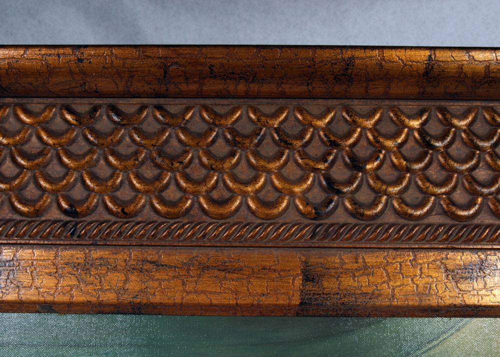 Framed Signed Oil on Canvas Double Portrait Painting