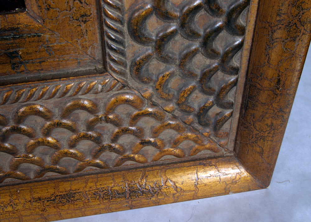 Framed Signed Oil on Canvas Double Portrait Painting