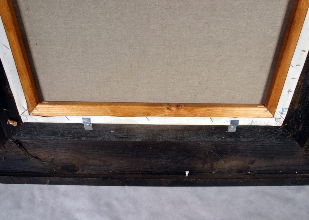 Framed Signed Oil on Canvas Double Portrait Painting