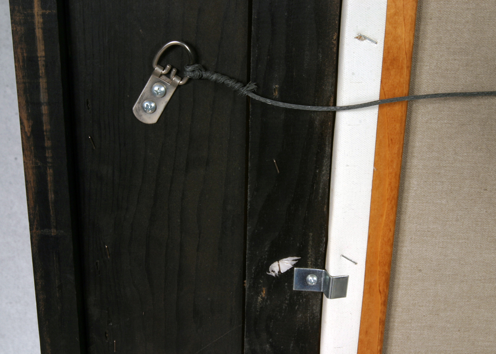 Framed Signed Oil on Canvas Double Portrait Painting