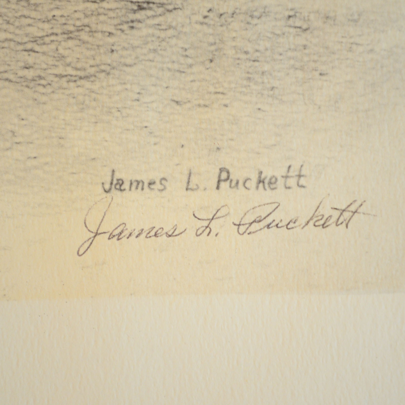 James L. Puckett  "Original Churchill Downs Clubhouse" Offset Lithograph