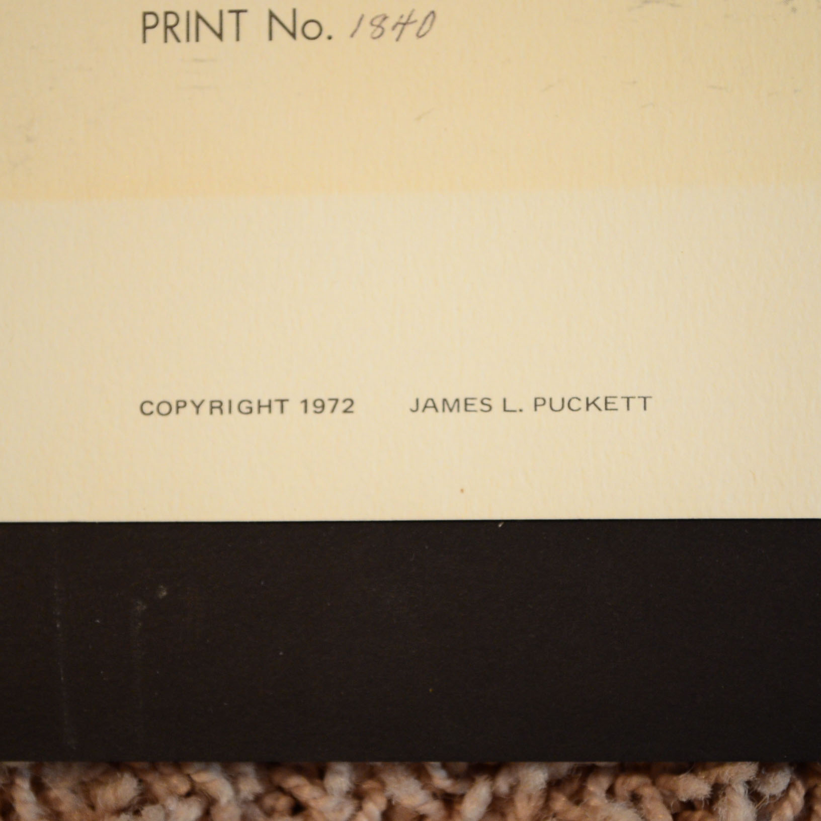 James L. Puckett  "Original Churchill Downs Clubhouse" Offset Lithograph