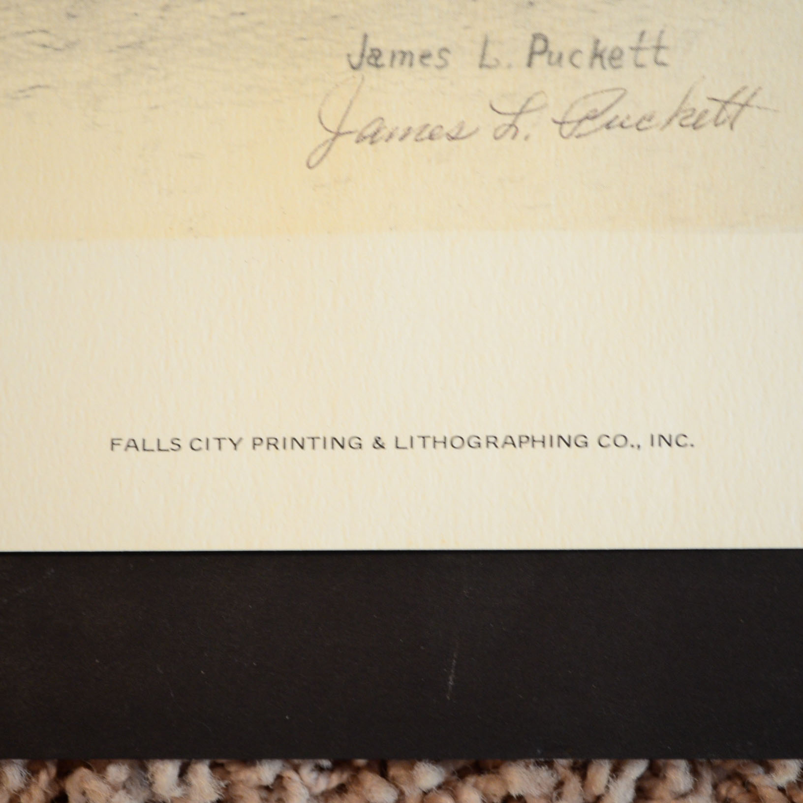 James L. Puckett  "Original Churchill Downs Clubhouse" Offset Lithograph