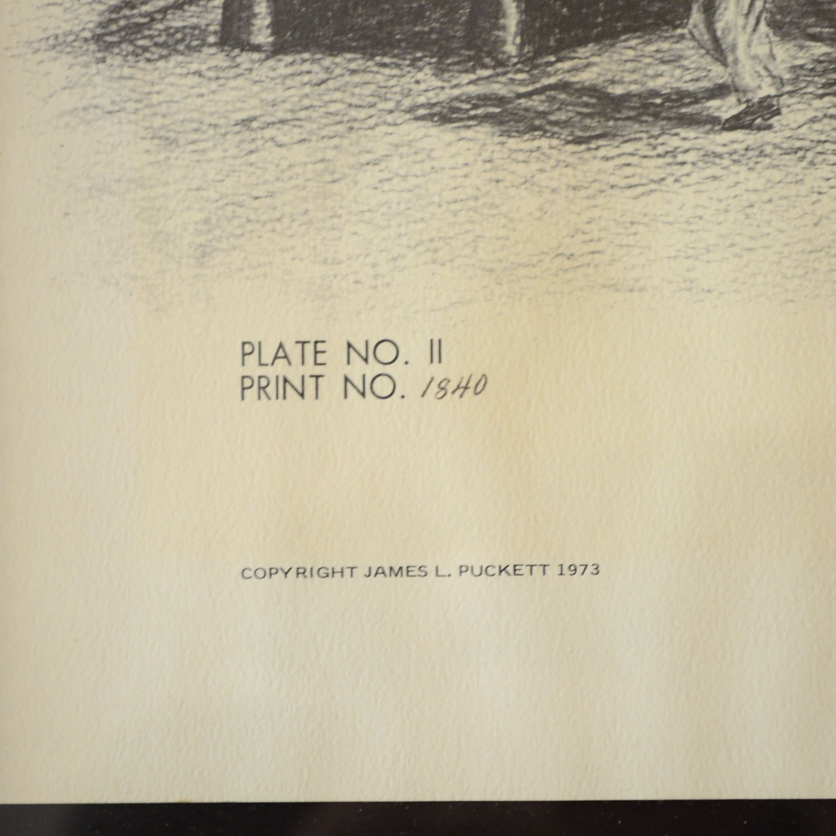 L & N Foot Bridge Framed Offset Lithograph James L. Puckett