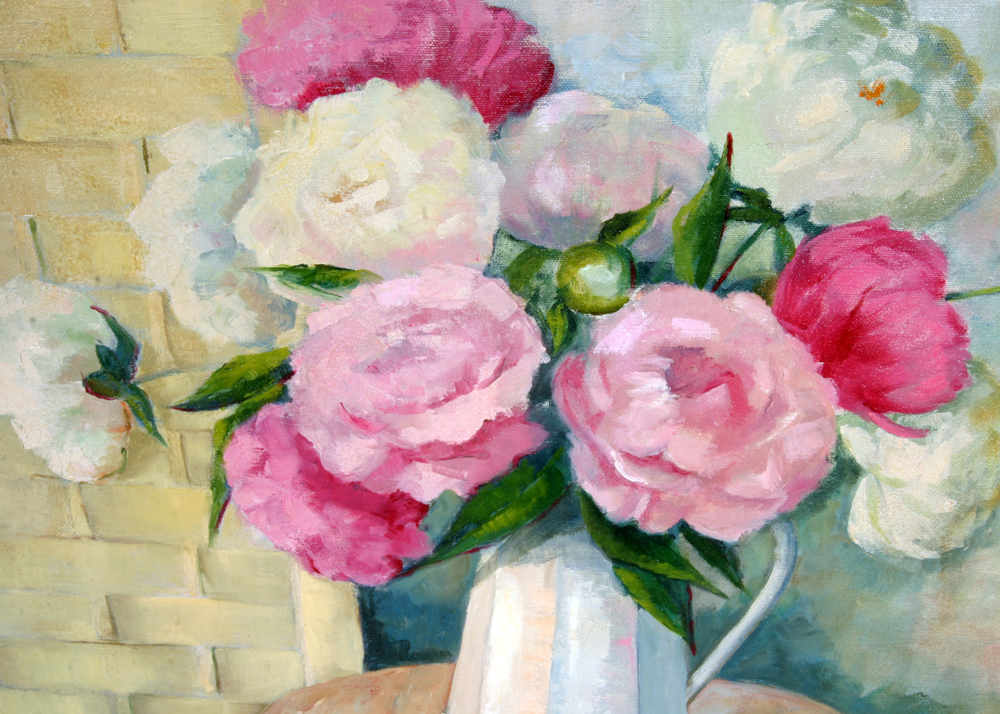 Signed, Original Oil on Canvas Still Life by Indiana Artist Betty Little