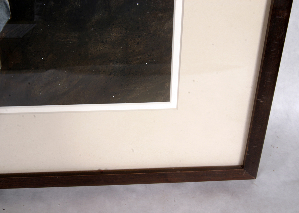 Signed, Original Watercolor by Listed Indiana Artist Henry Bell