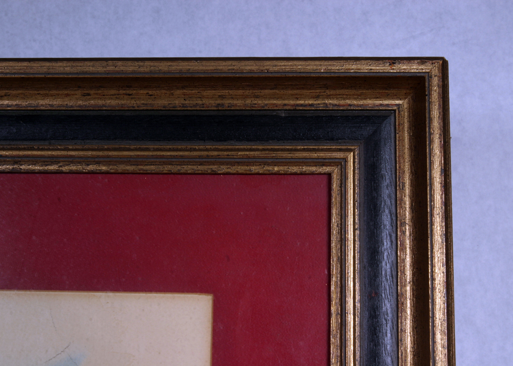 Signed, Original Watercolor Landscape by Listed Indiana Artist Glen Mitchell