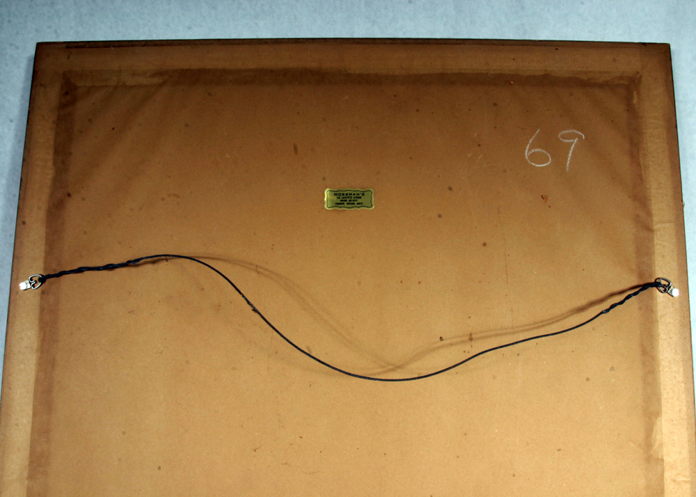 Signed, Original Watercolor Landscape by Listed Indiana Artist Glen Mitchell