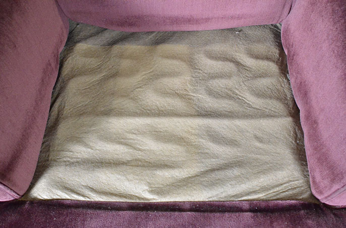 Mauve Wing Back Chair