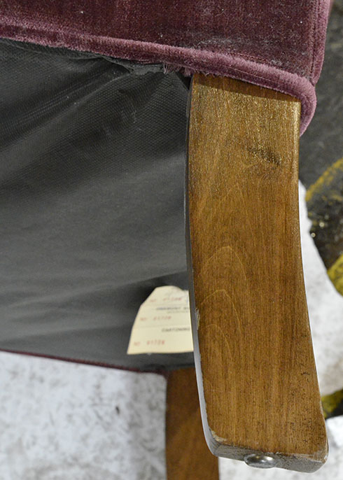 Mauve Wing Back Chair