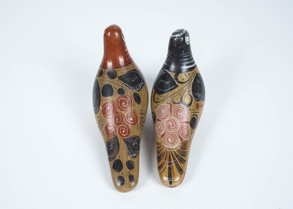 Hand-Painted Mexican Pigeon Bird