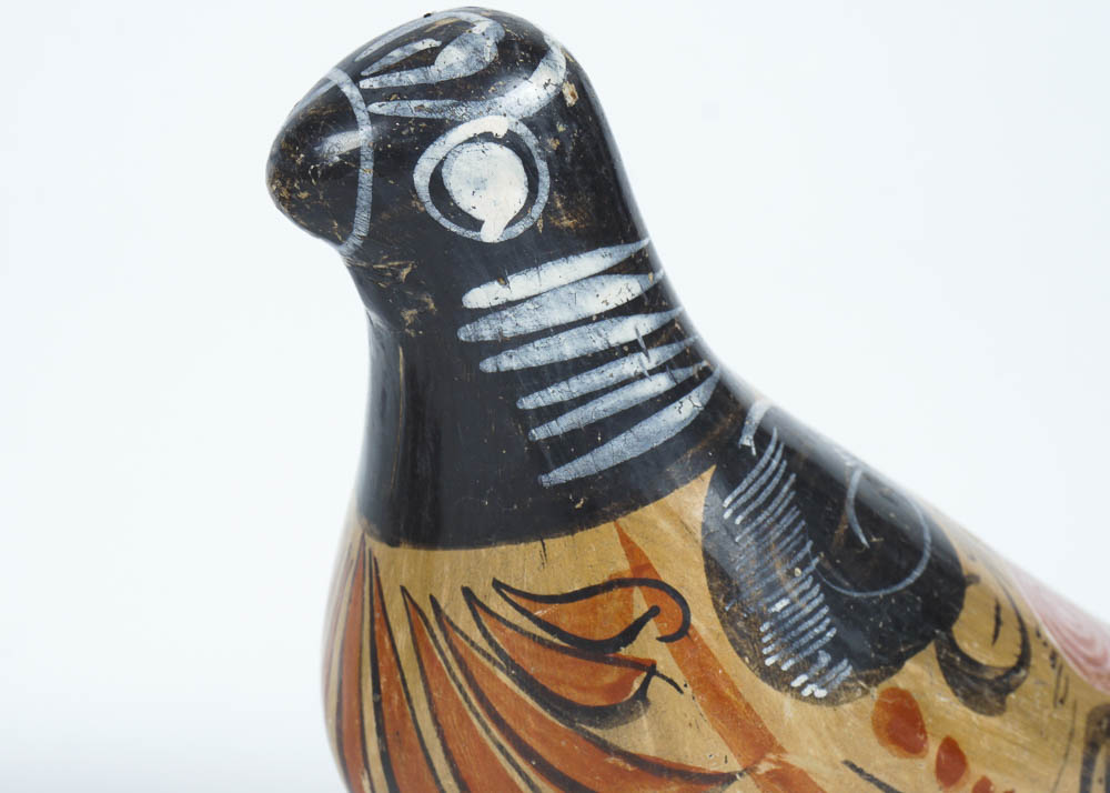 Hand-Painted Mexican Pigeon Bird