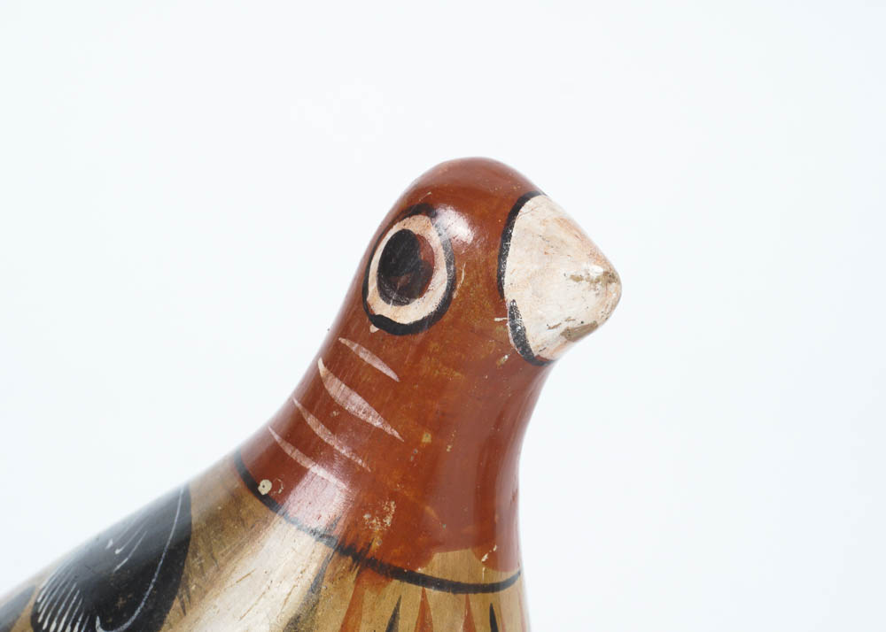 Hand-Painted Mexican Pigeon Bird