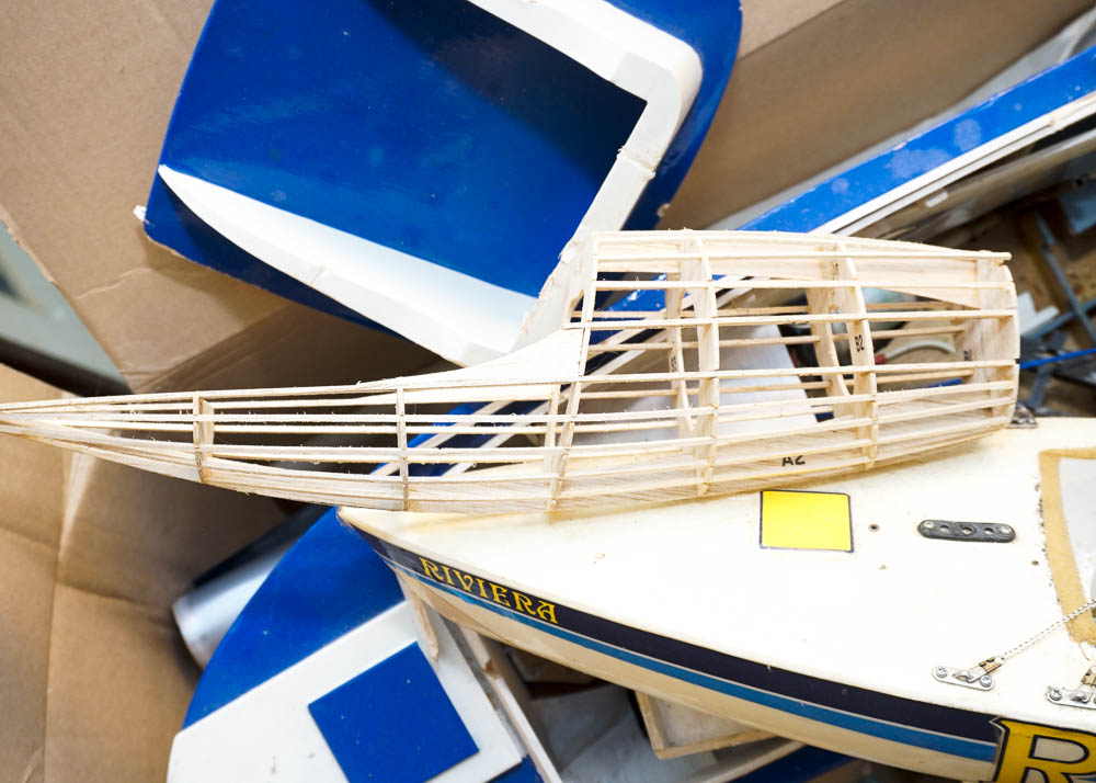 Extensive Collection of Model Boat and Aircraft Building Supplies