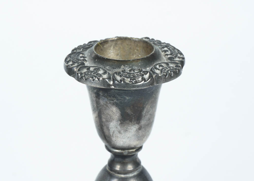 Pair of Godinger Silver Plate Candlesticks