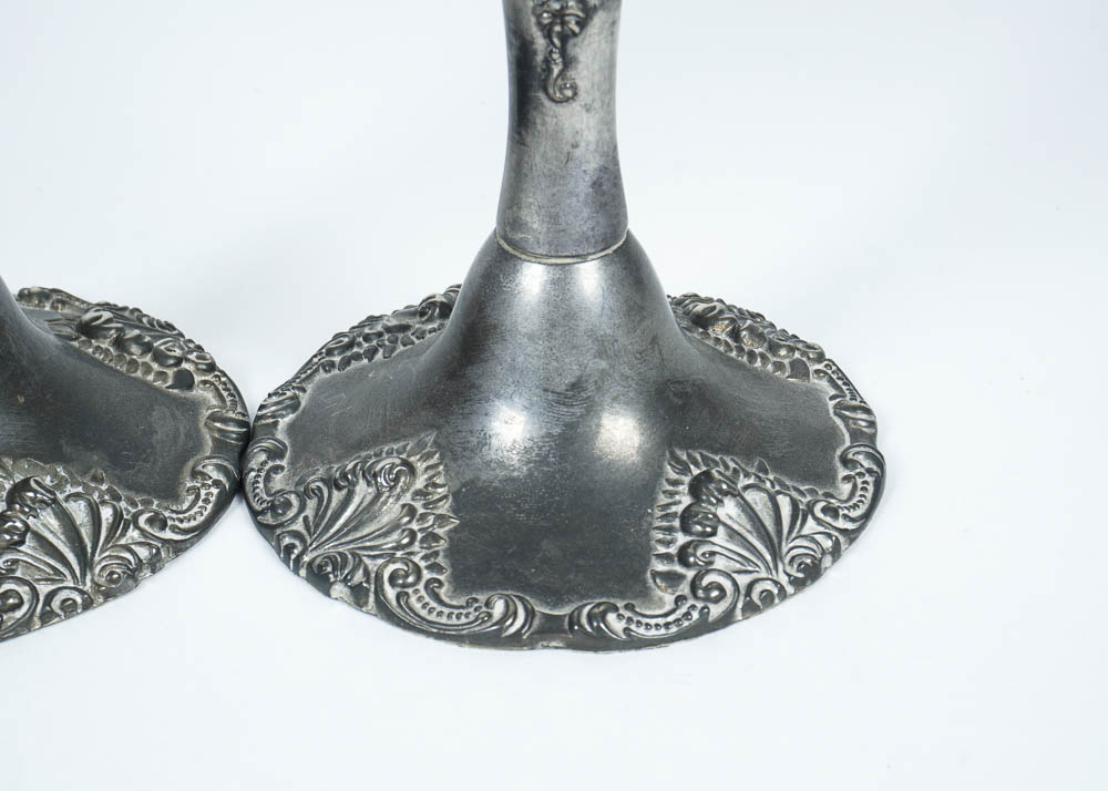 Pair of Godinger Silver Plate Candlesticks