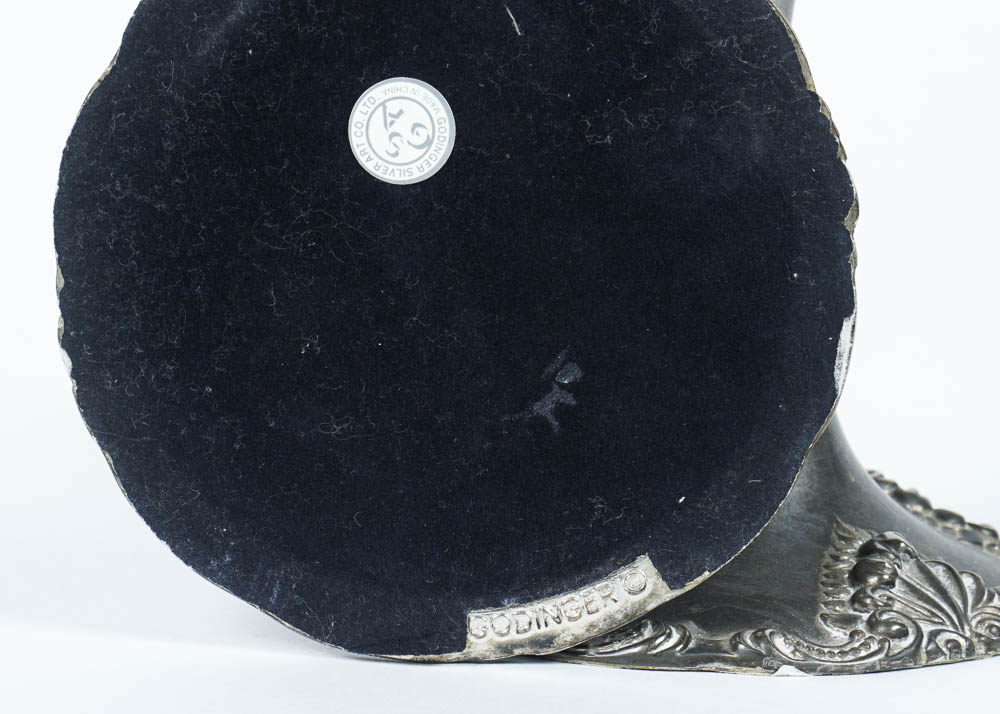 Pair of Godinger Silver Plate Candlesticks