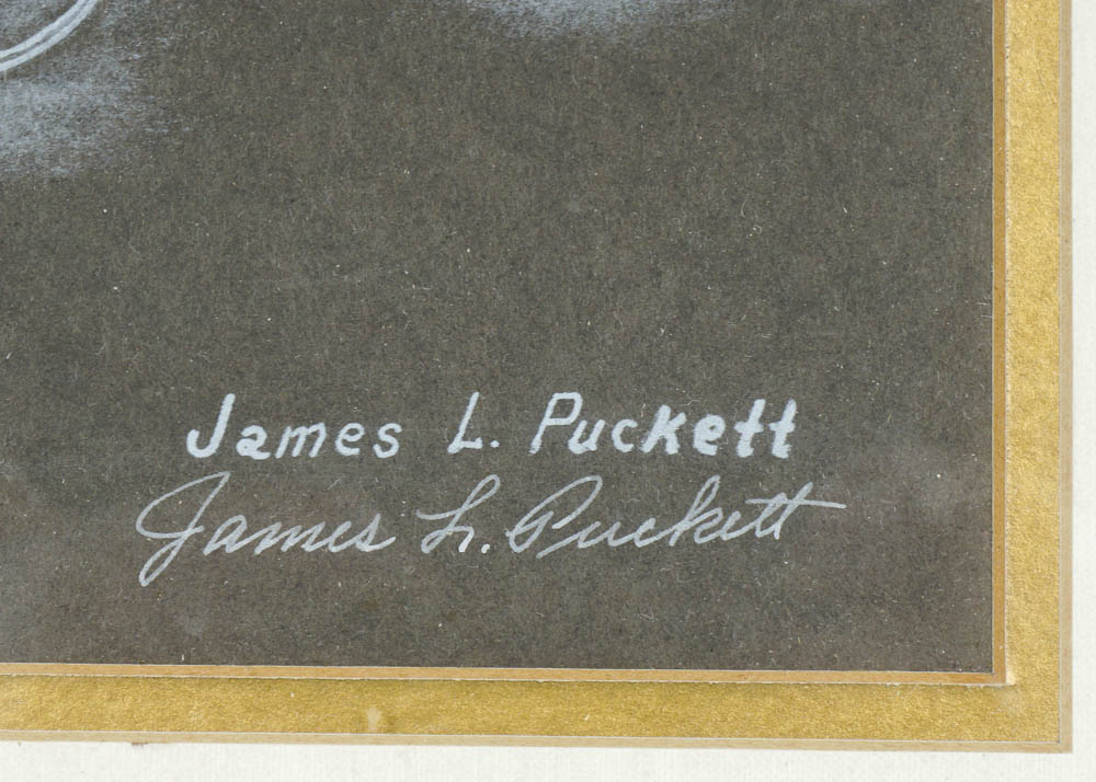 Framed James L Puckett Sunrise Sentinels Print