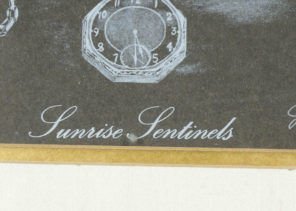 Framed James L Puckett Sunrise Sentinels Print