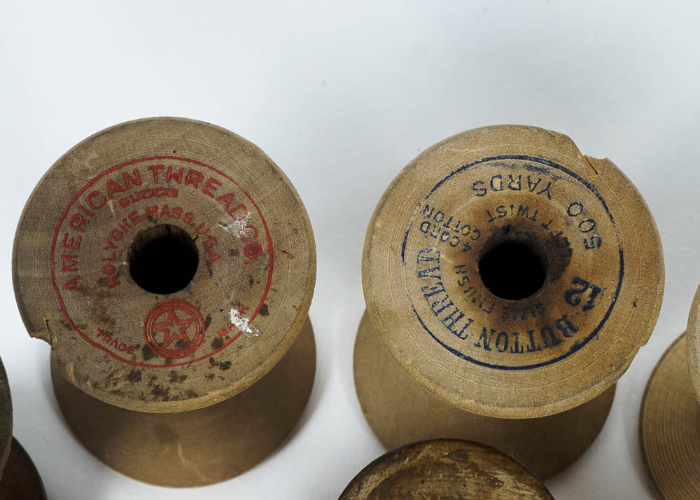 Vintage Wooden Spools
