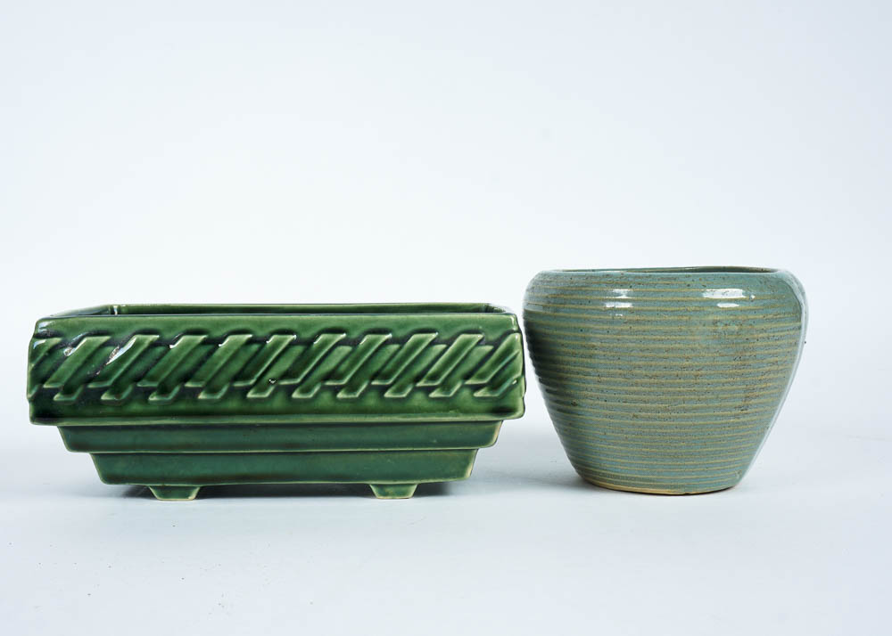 Cool Tone Pottery Planters