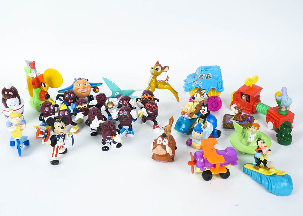 1980s and 1990s Kids Meal Toys